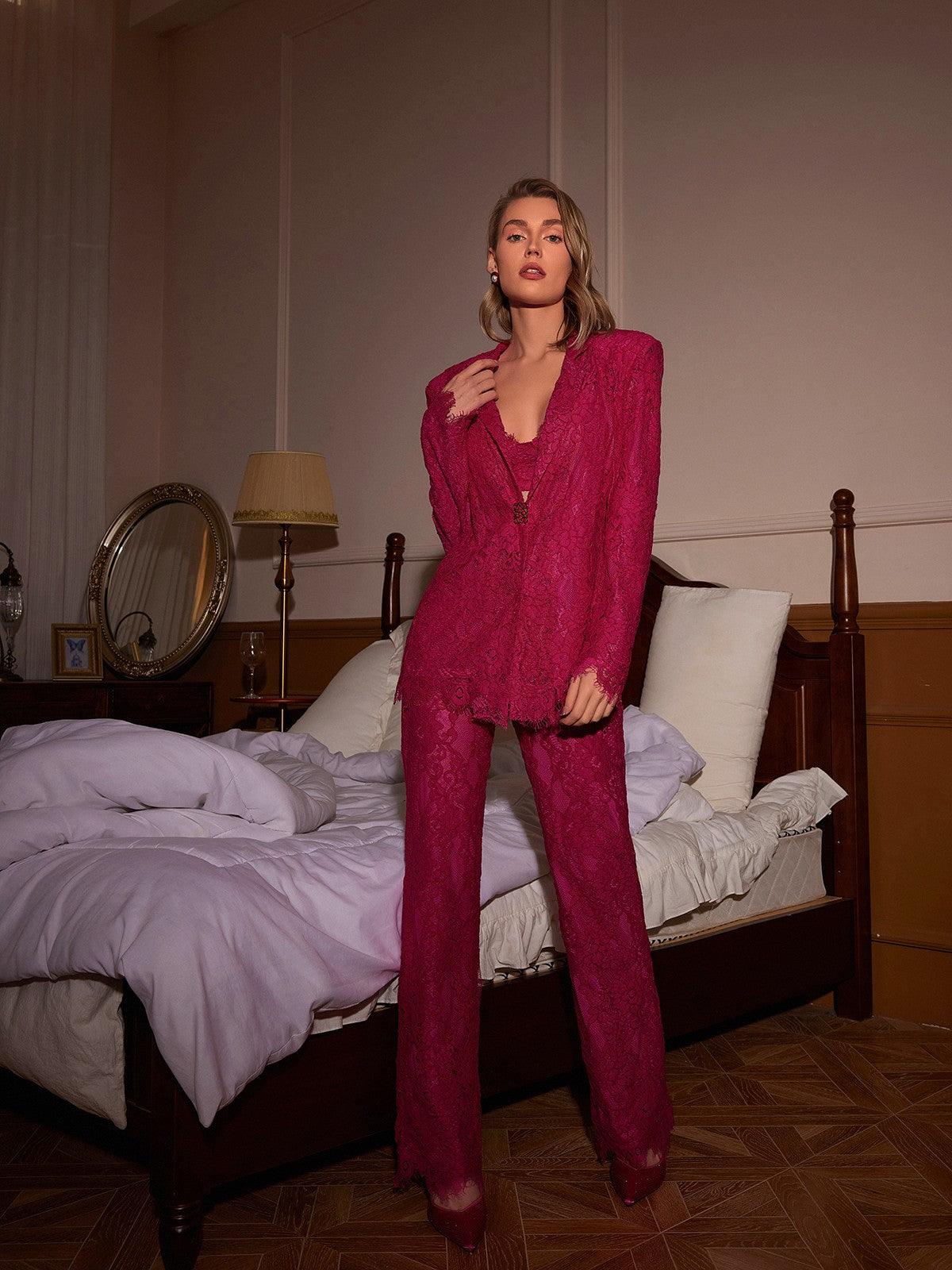 Connor Lace Blazer Set - Mew Mews