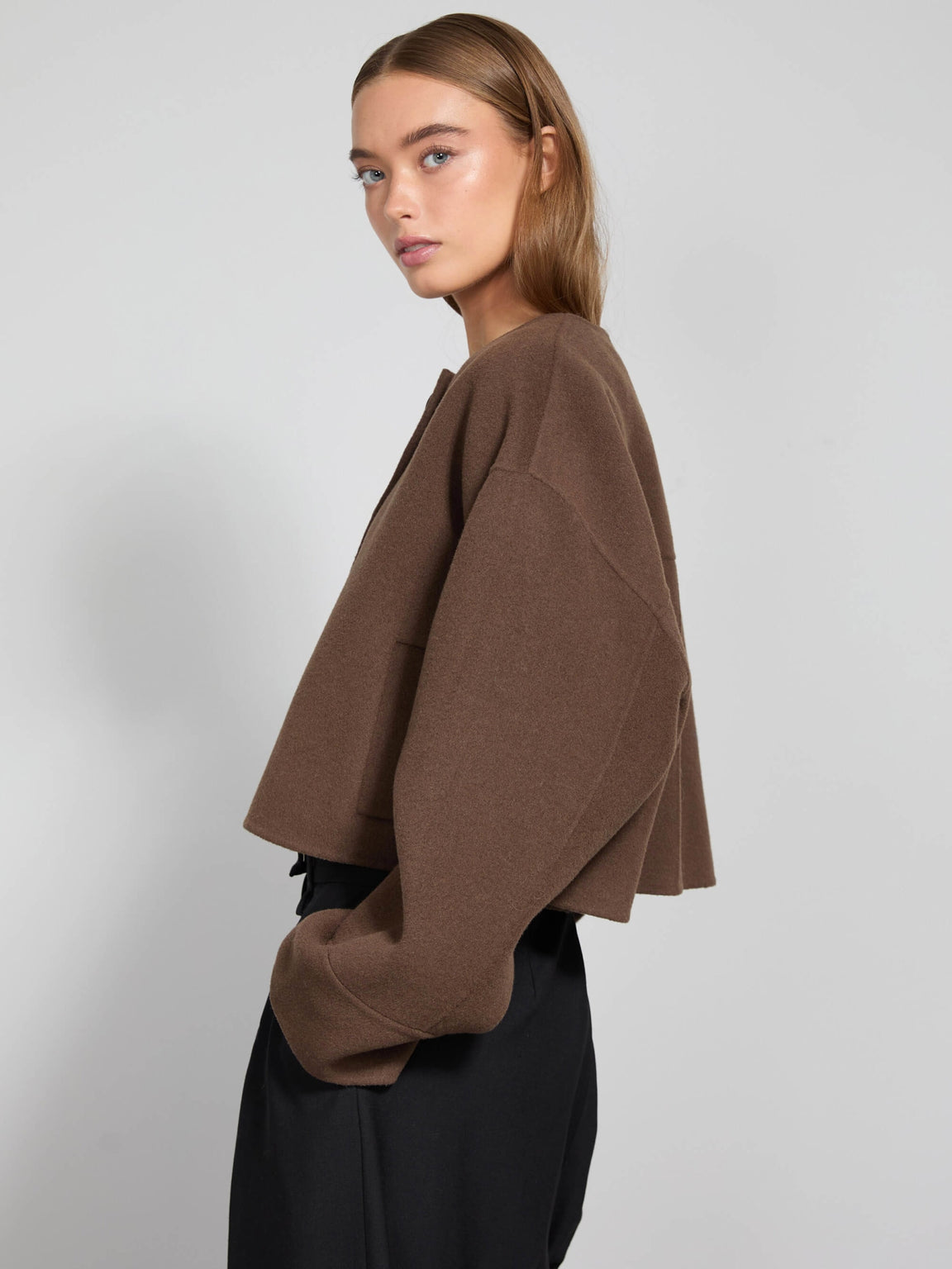 Calistari Wool Jacket - Brown