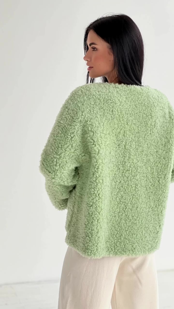 Designer short fur jacket