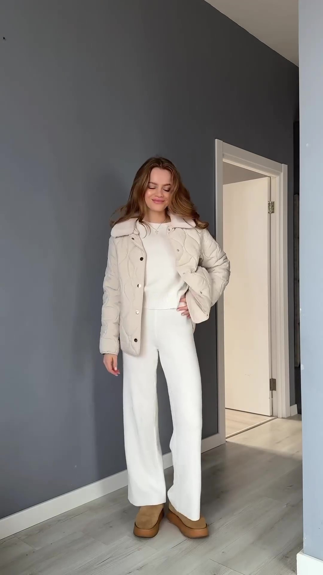 Designer embroidered cotton coat