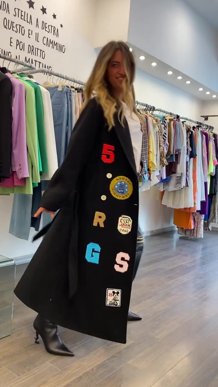 Designer embroidered coat