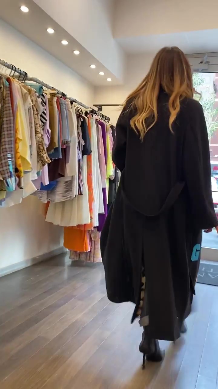 Designer embroidered coat