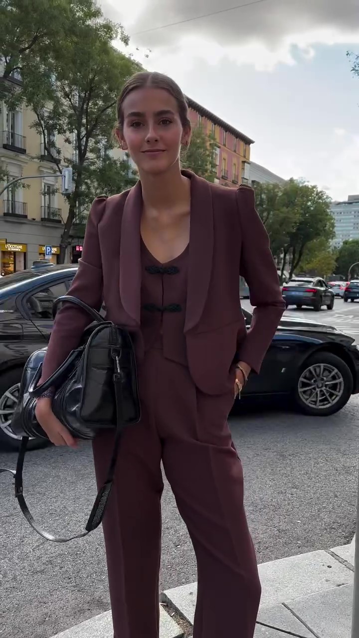 Callistari Burgundy Three-piece Suit