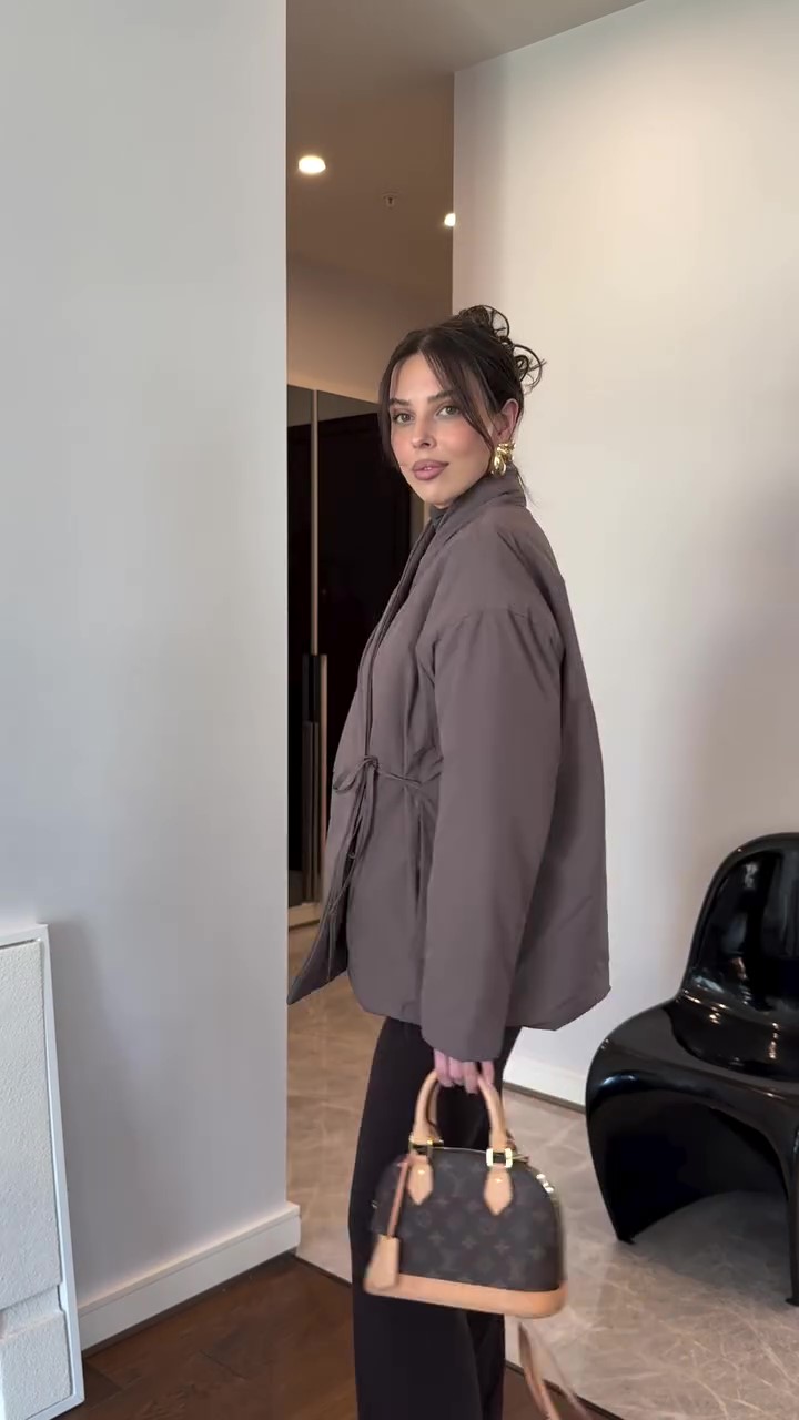 Designer chic winter coat