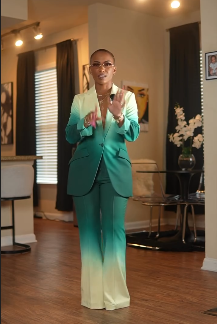 Verdant Fade Tailored Set