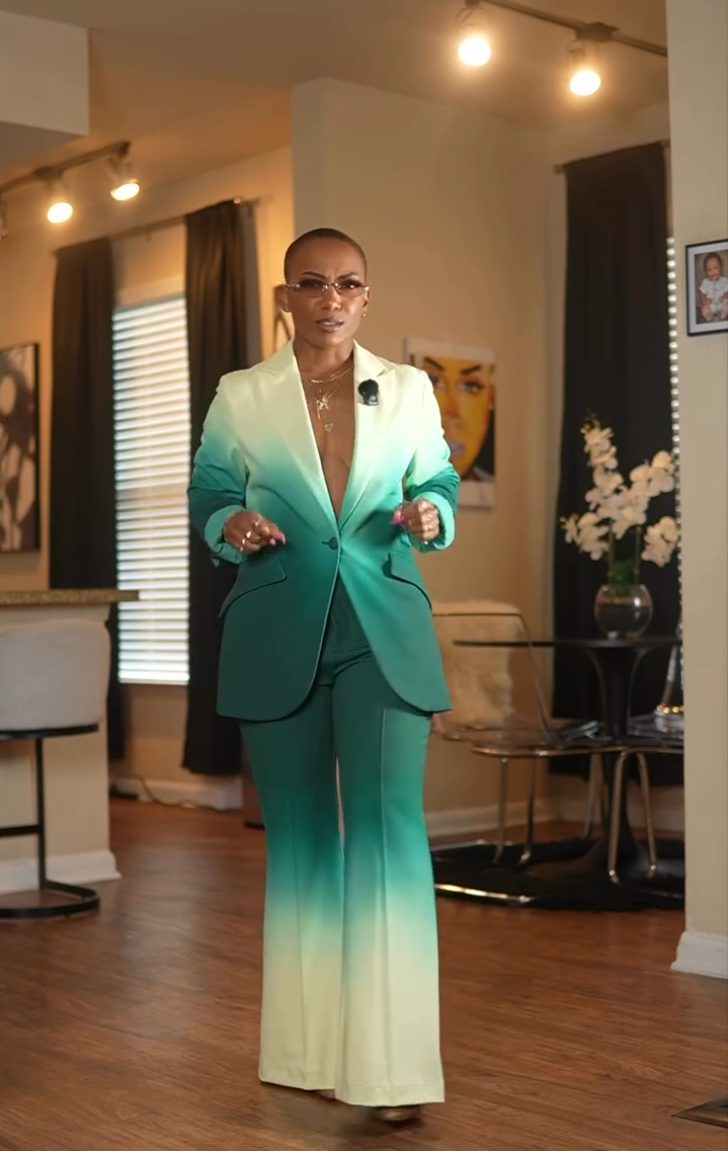 Verdant Fade Tailored Set