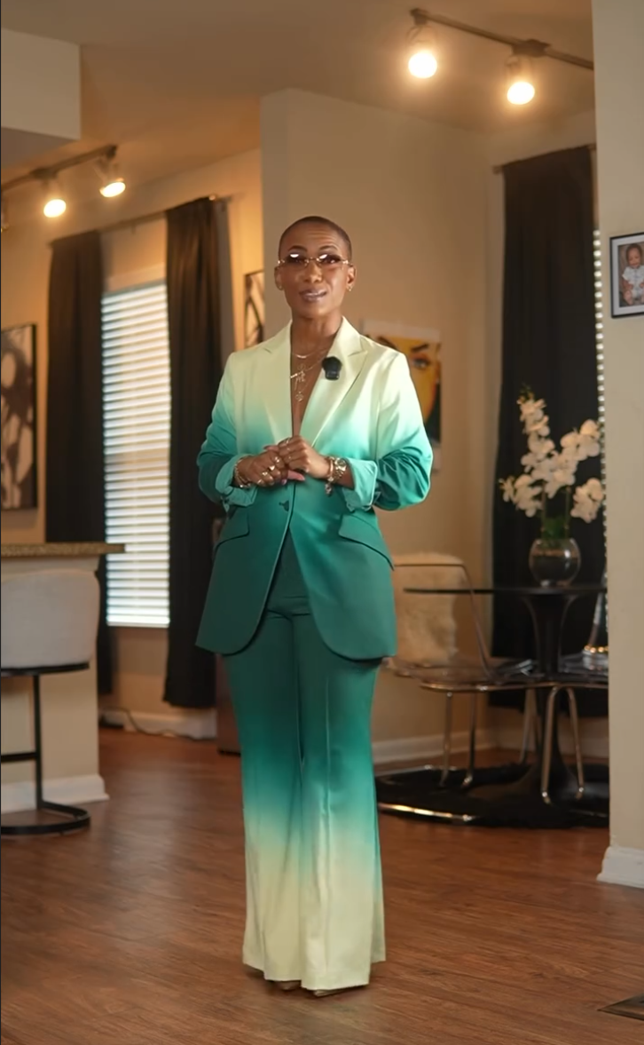 Verdant Fade Tailored Set