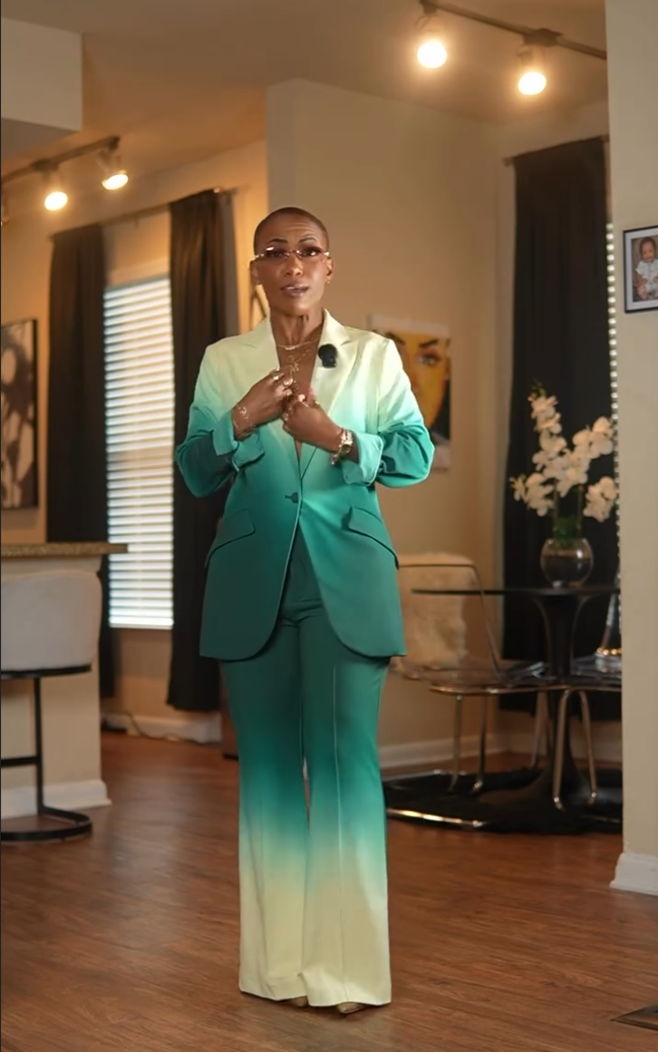 Verdant Fade Tailored Set