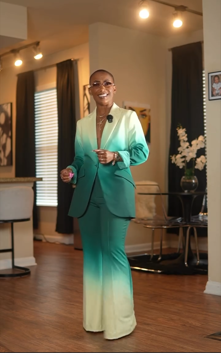 Verdant Fade Tailored Set