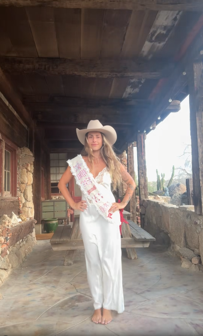 Desert Rose Lace Maxi Dress