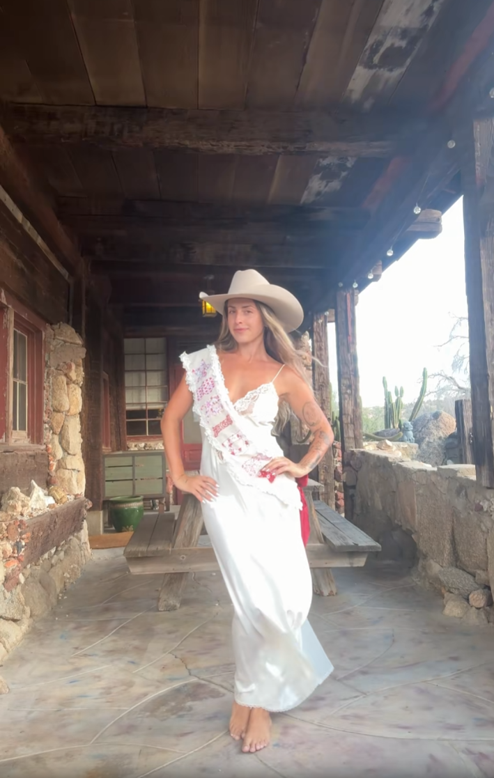 Desert Rose Lace Maxi Dress