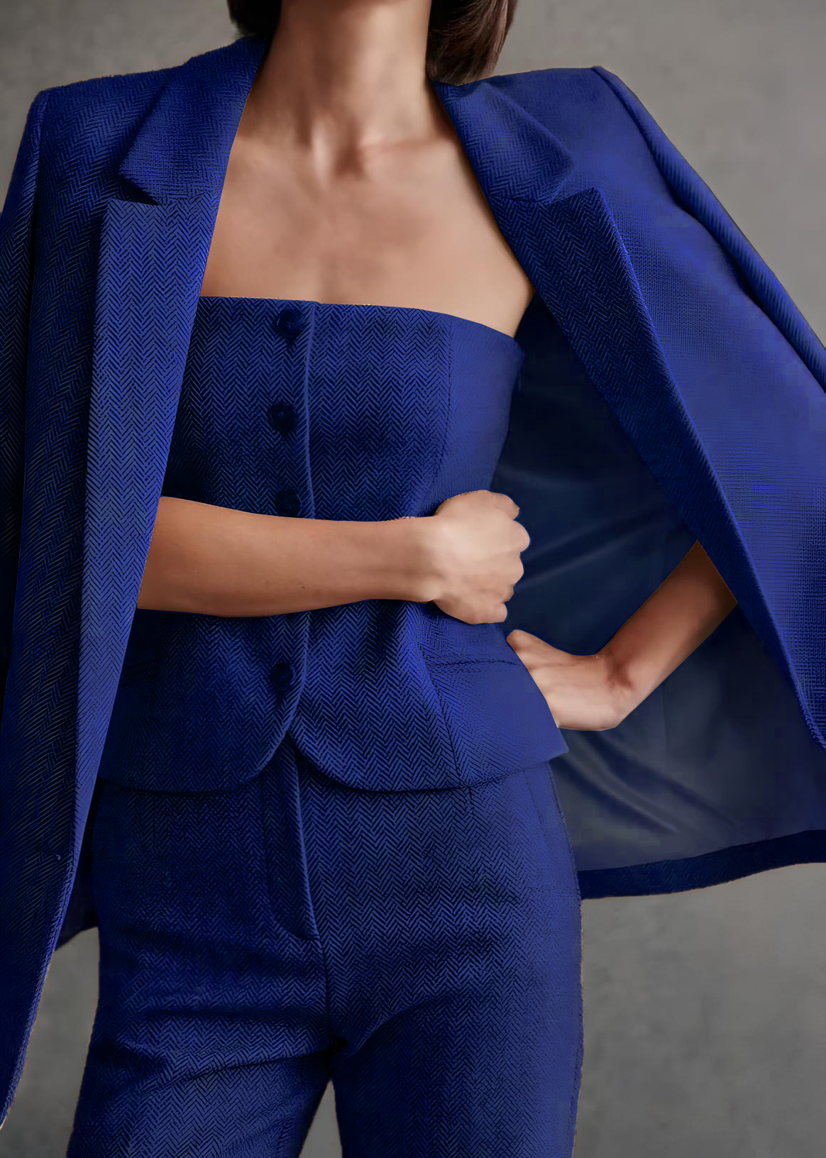 Designer three piece suit