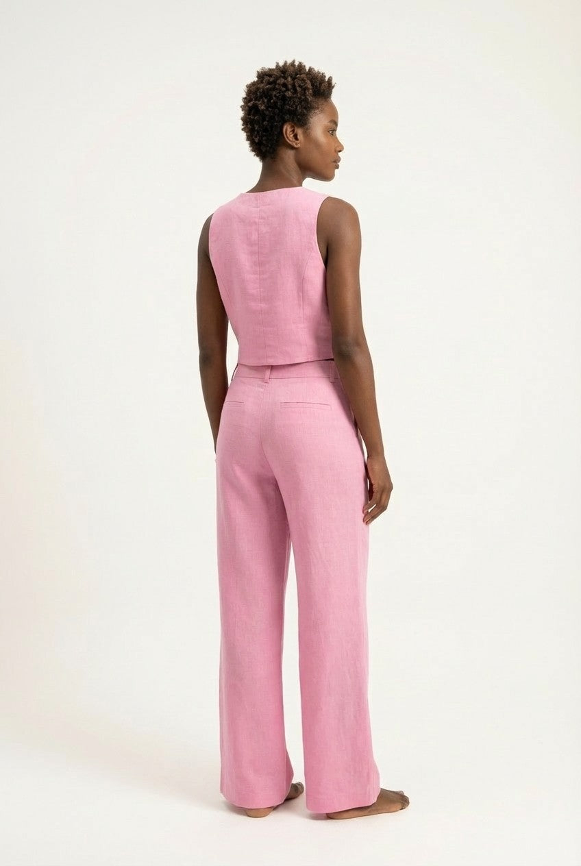 Elira Tailored Vest Two-Piece Set