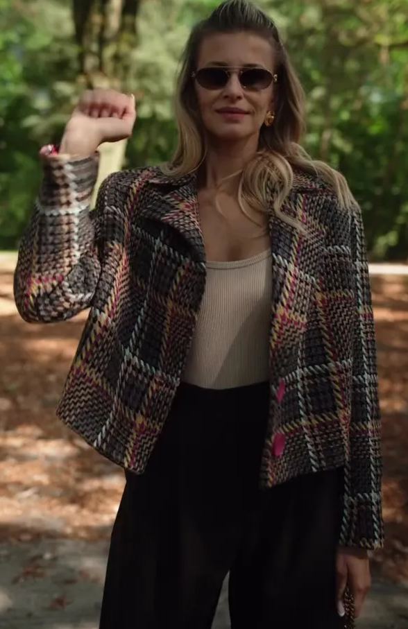 Callistari designer plaid suit