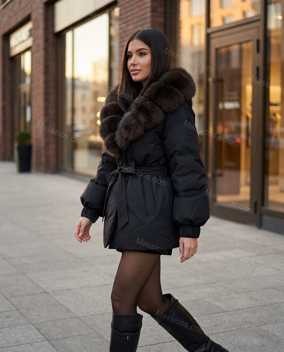 Black Coat, alternate use-case lifestyle view, by Massicos