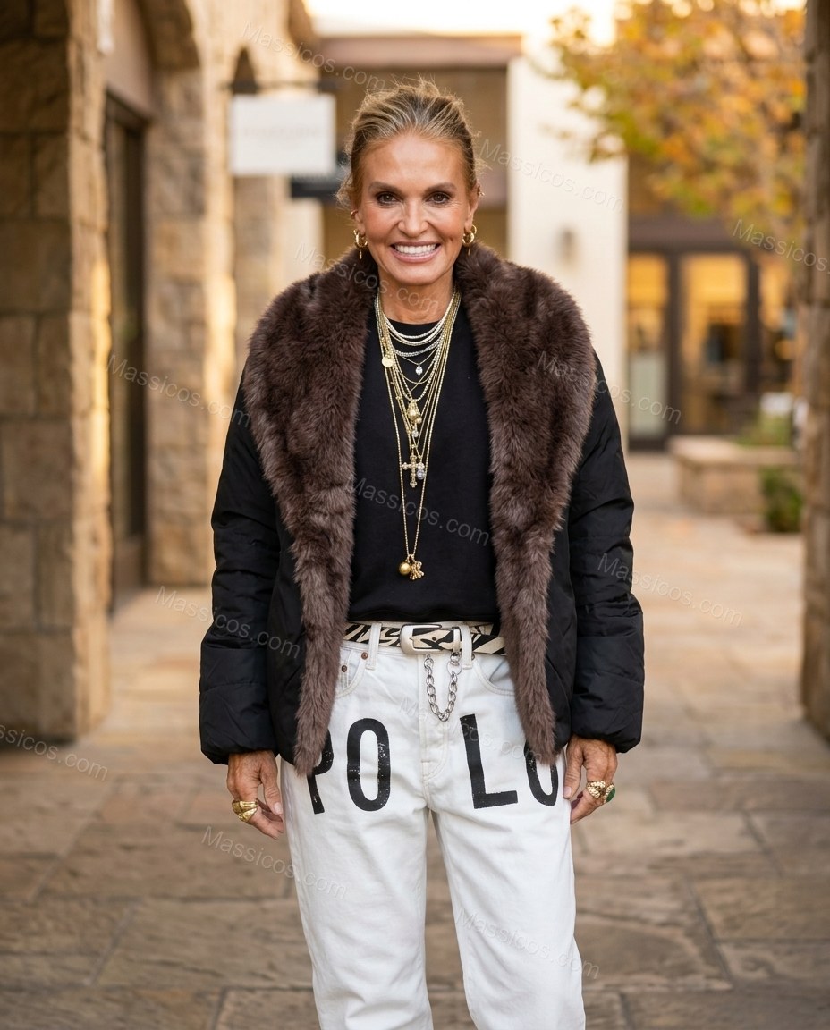 Black Jacket, three-quarter brand lifestyle view, by Massicos