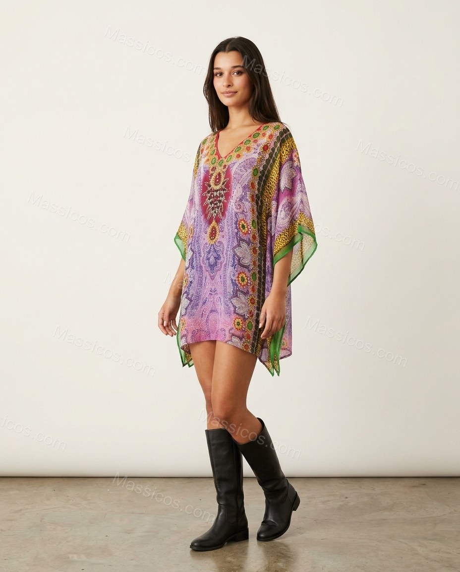 Pink Gleam Terrace Dinner Printed Mini Dress Pink Mini Dress with Relaxed Fit silhouette and Textured texture, clean studio product view for Pre-Fall, a fall city dinner, Fall current summer selling first with a light late-summer/pre-fall accent: make it by Massicos