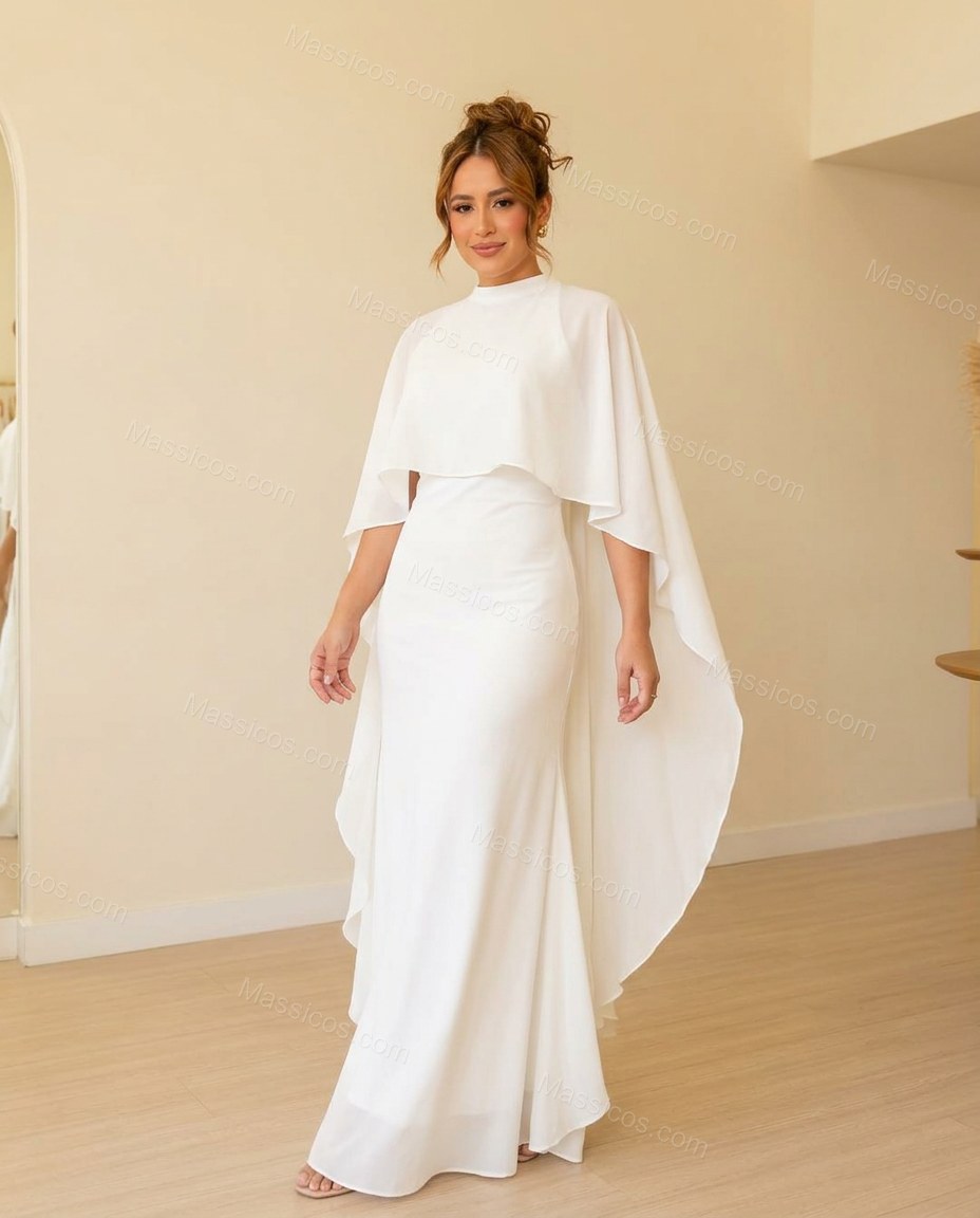 Ivory Elevated Flowing Maxi Dress by Massicos