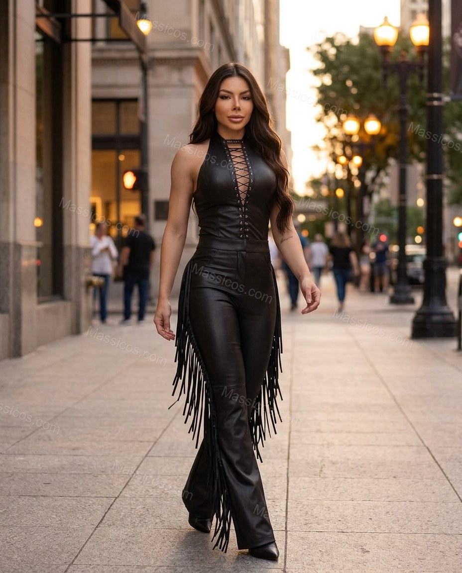 Black After-Dark Lace Halter Jumpsuit by Massicos