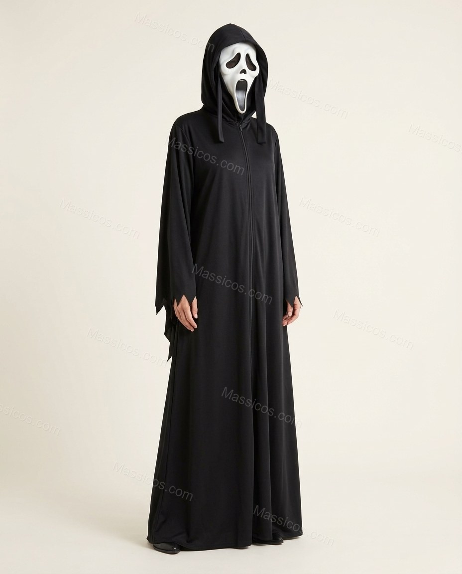 Black Sunlit Long-Sleeve Maxi Dress by Massicos