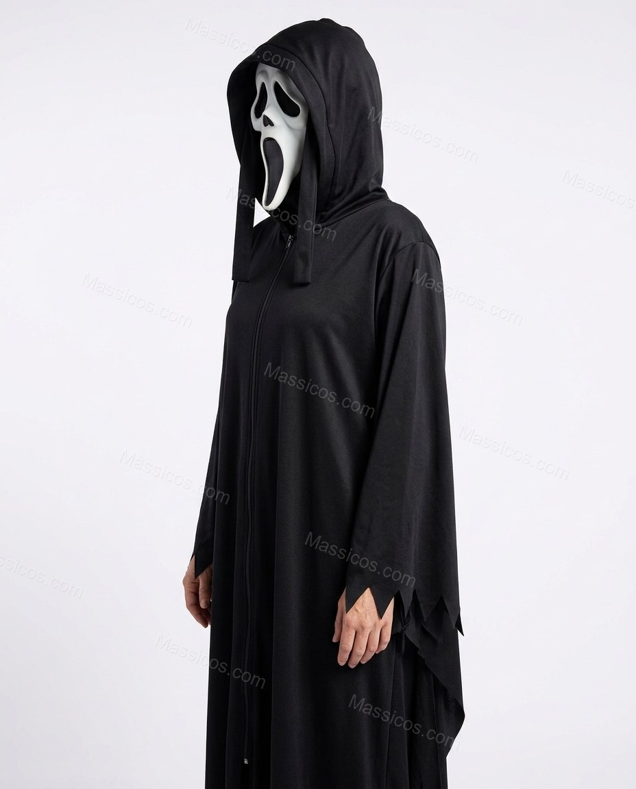 Black Sunlit Long-Sleeve Maxi Dress by Massicos