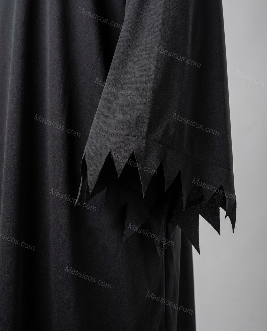 Black Sunlit Long-Sleeve Maxi Dress by Massicos