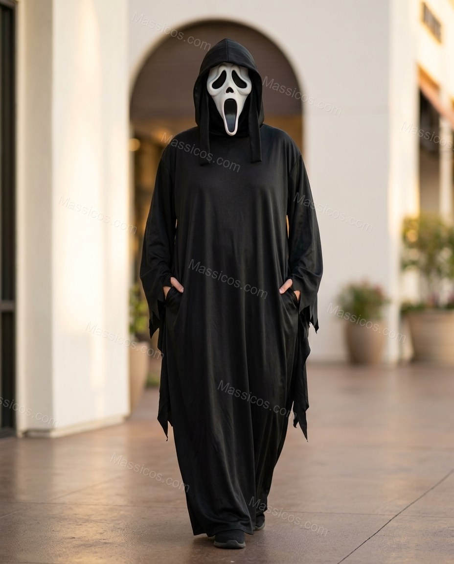 Black Sunlit Long-Sleeve Maxi Dress by Massicos