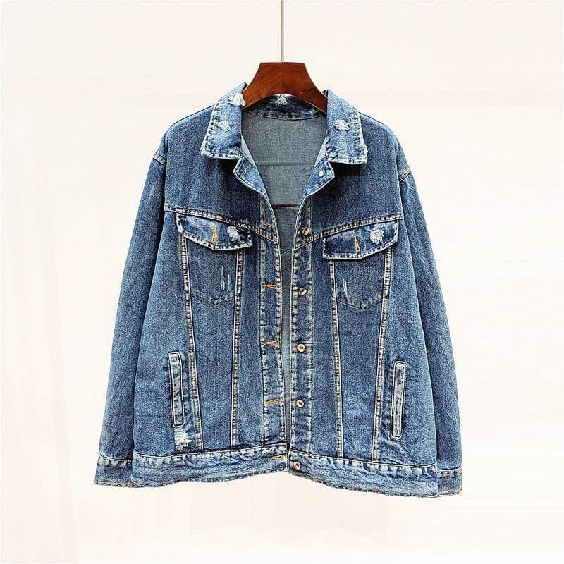 Maya Embroidered Denim Jacket - wickedafstore