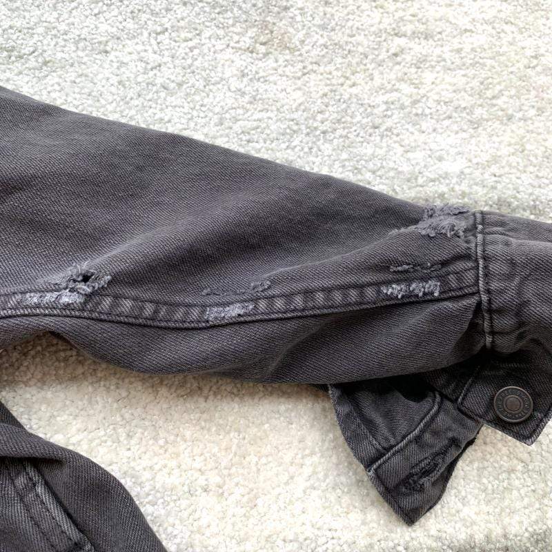 wickedafstore Rainey Embroidered Denim Jacket