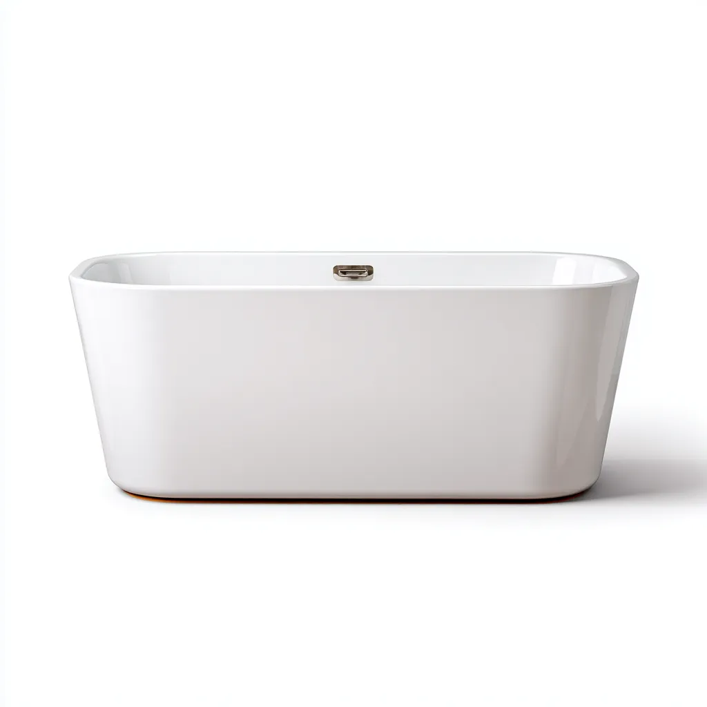 Baignoire - acrylique - 168x78x60 cm - blanc - style moderne-Villaaro