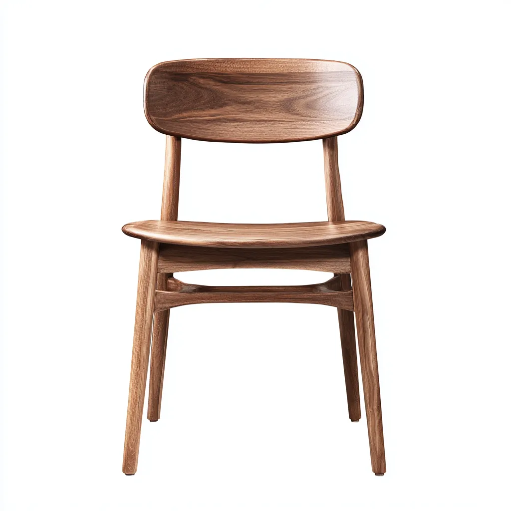 Chaise de salle à manger - bois - 46x49x80 cm - bois naturel - style nordique-Villaaro