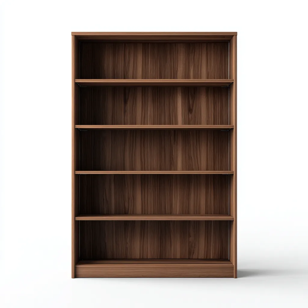 Libreria - legno - 90x30x180 cm - noce - design moderno-Padovae