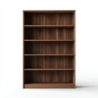 Libreria - legno - 90x30x180 cm - noce - design moderno-Padovae