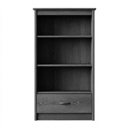 Libreria - legno - 70x30x150 cm - grigio scuro - design moderno-Padovae