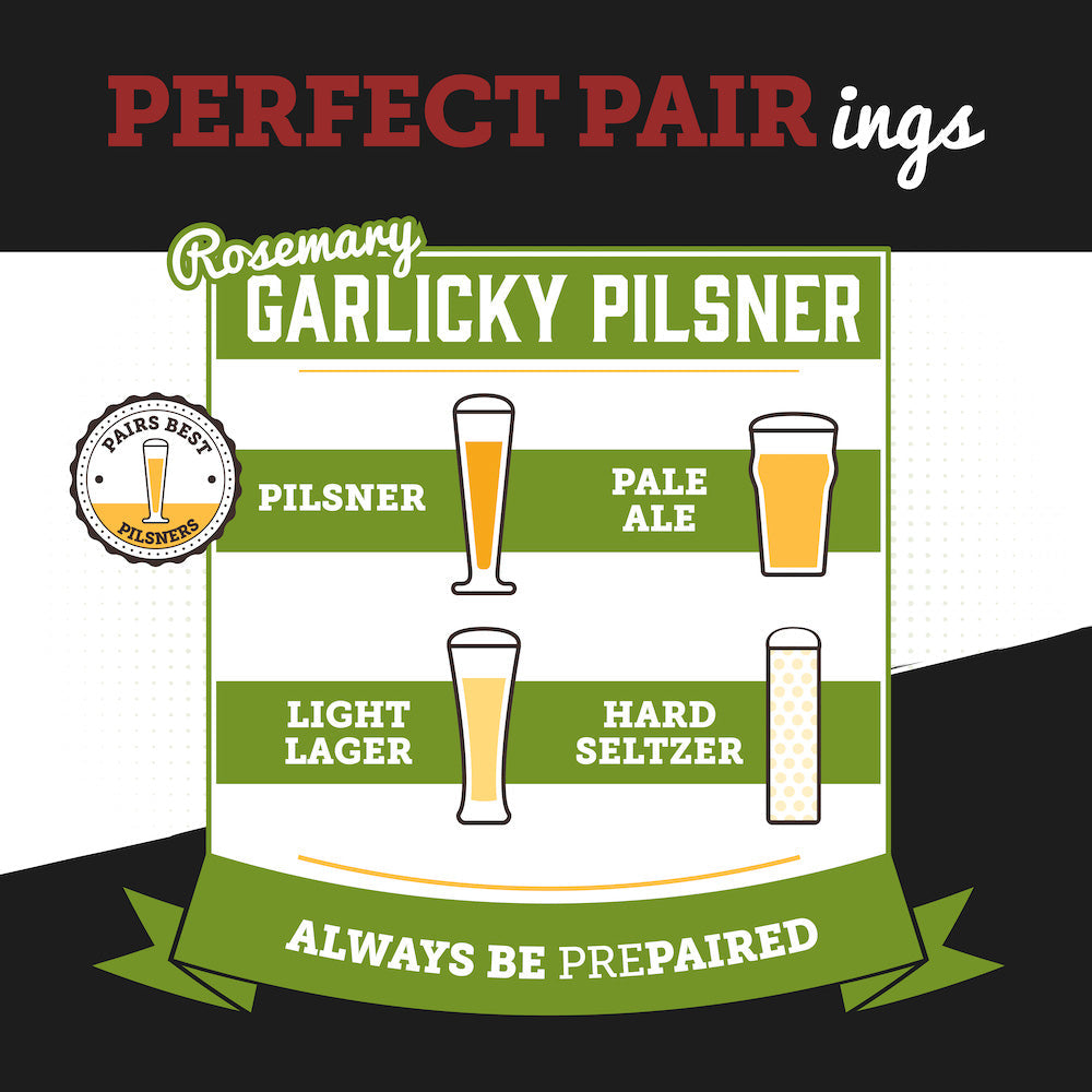 Tender brisket jerky infused with pilsner beer, seasoned with rosemary and garlic, and finished with a rich, buttery texture—perfectly packed in an 8oz Growler Bag for the ultimate snacking experience.