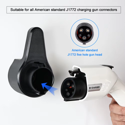 Ev Charger Holder for Tesla/type 2/type 1 J1772 /gbt Connector Socket Plug Wall