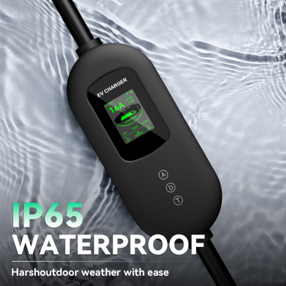 EV Charger, 120V-240V 16A, Black