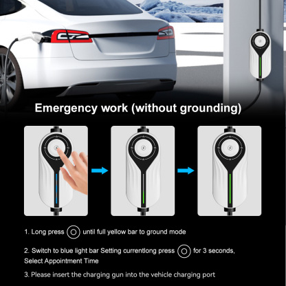 Gocean 3.5kW Gbt Ev Charger Station 16A 220V Car Portable Ev Charger