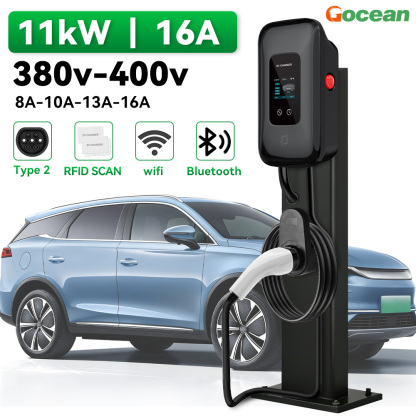 7KW 32A GBT Wallbox Type 1 and Type 2 Fast EV Charger