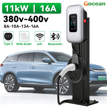 7KW 32A GBT Wallbox Type 1 and Type 2 Fast EV Charger