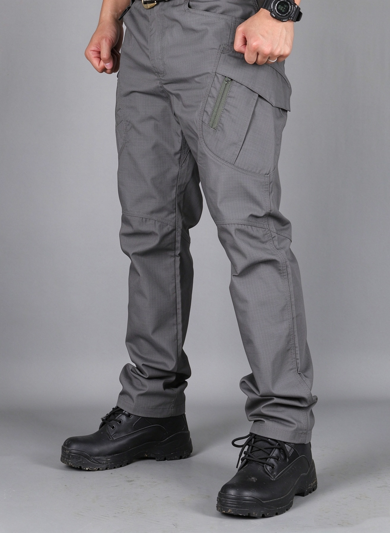 🔥Flash Sale🔥 Mens Tactical Cargo Pants in Camo, Lightweight Spring & Autumn Workwear