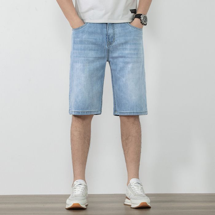 Men's Classic Denim Slim Fit Shorts