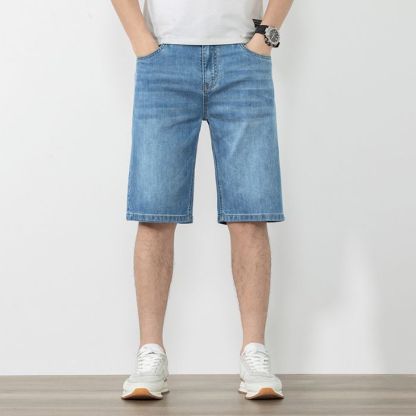 Men's Classic Denim Slim Fit Shorts