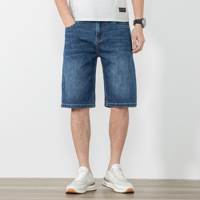 Men's Classic Denim Slim Fit Shorts