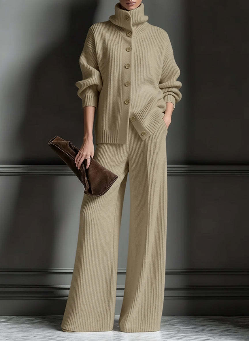 📦📦LAST DAY SAVE 49% ⏰ Cozy Cardigan Sweater and Pants Two-Piece Set