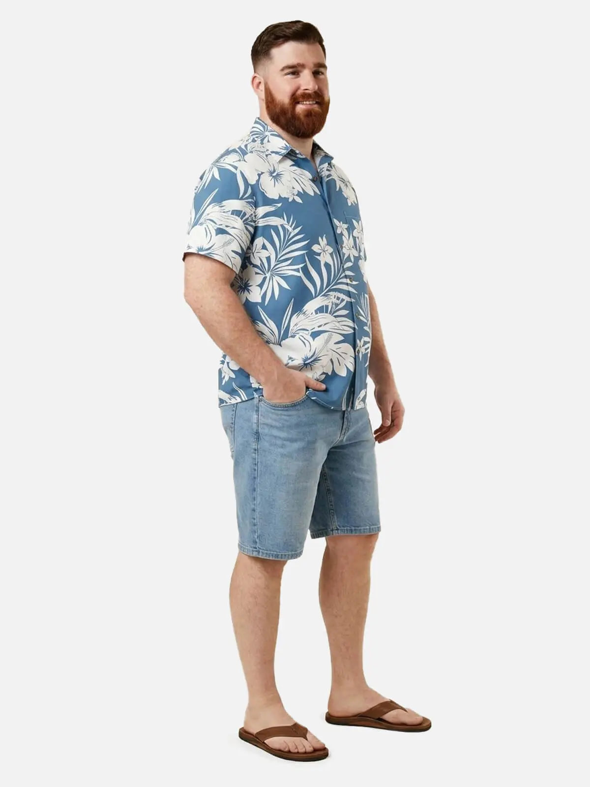 Men's Classic Denim Slim Fit Shorts