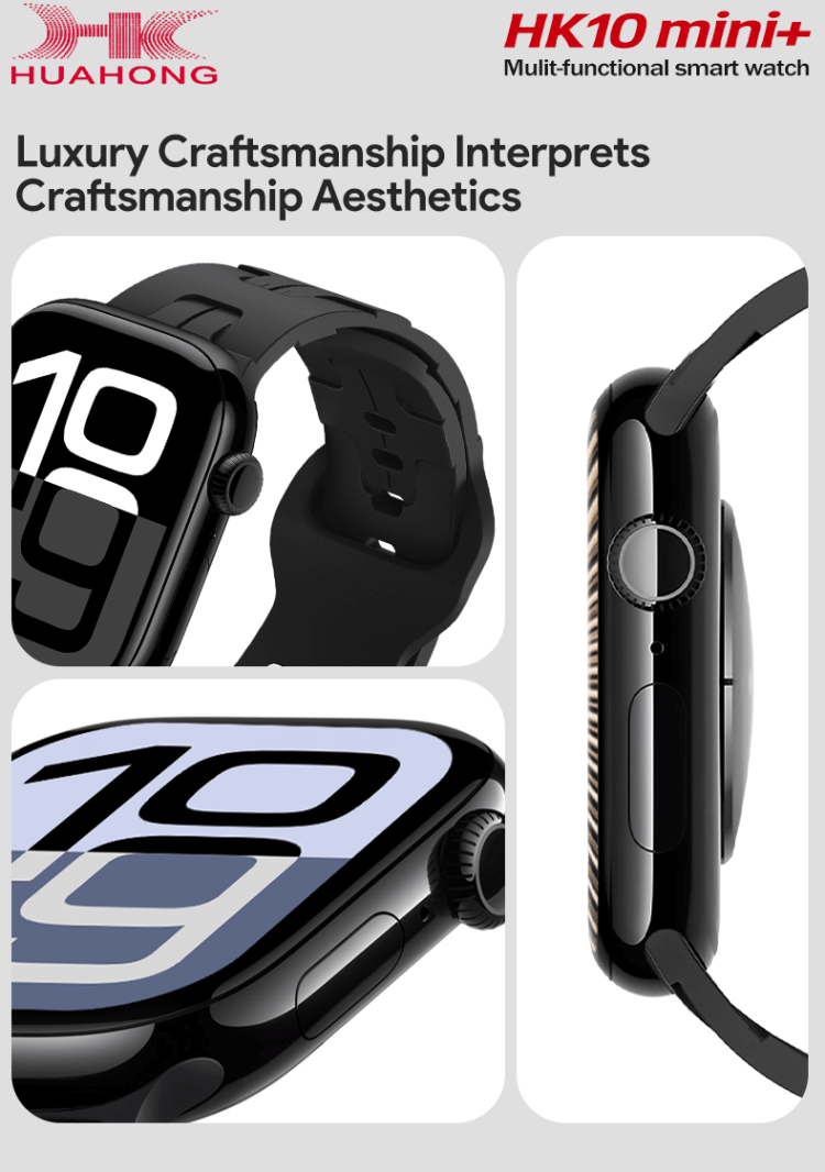 HK10 Mini+ BTGPS Smart Watch - AI Translation, Multi-Sport Modes & Fitness Tracker
