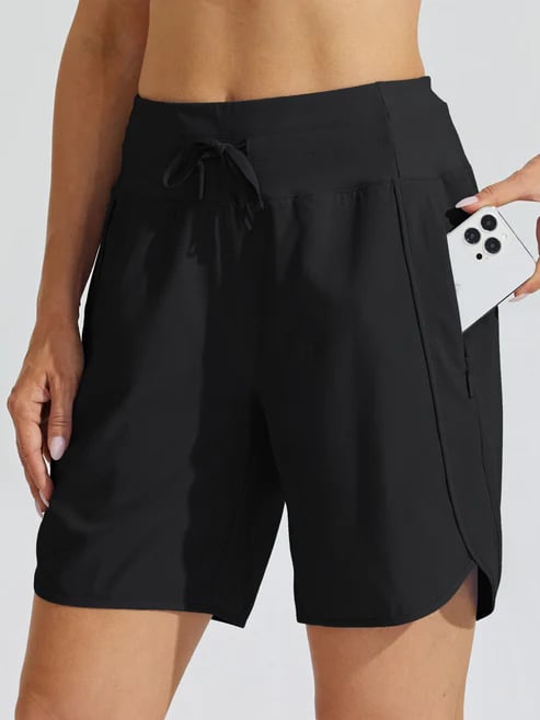 🌷🌷Hot Sale Women's Active 7 Inseam Athletic Long Running High Wasistband Shorts