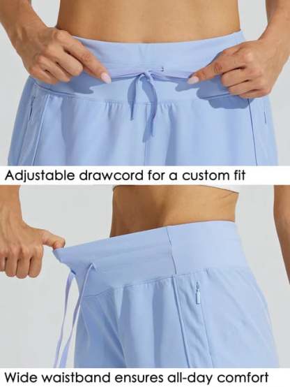 🌷🌷Hot Sale Women's Active 7 Inseam Athletic Long Running High Wasistband Shorts