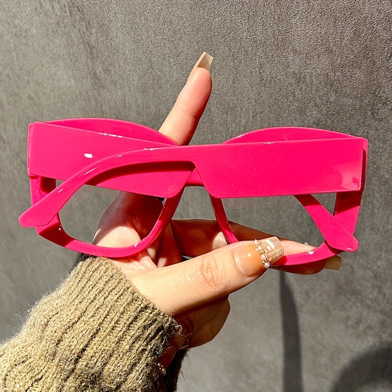 👓👓Oversized  Square Frame Uv Protection Sunglasses(1 set-5pcs)